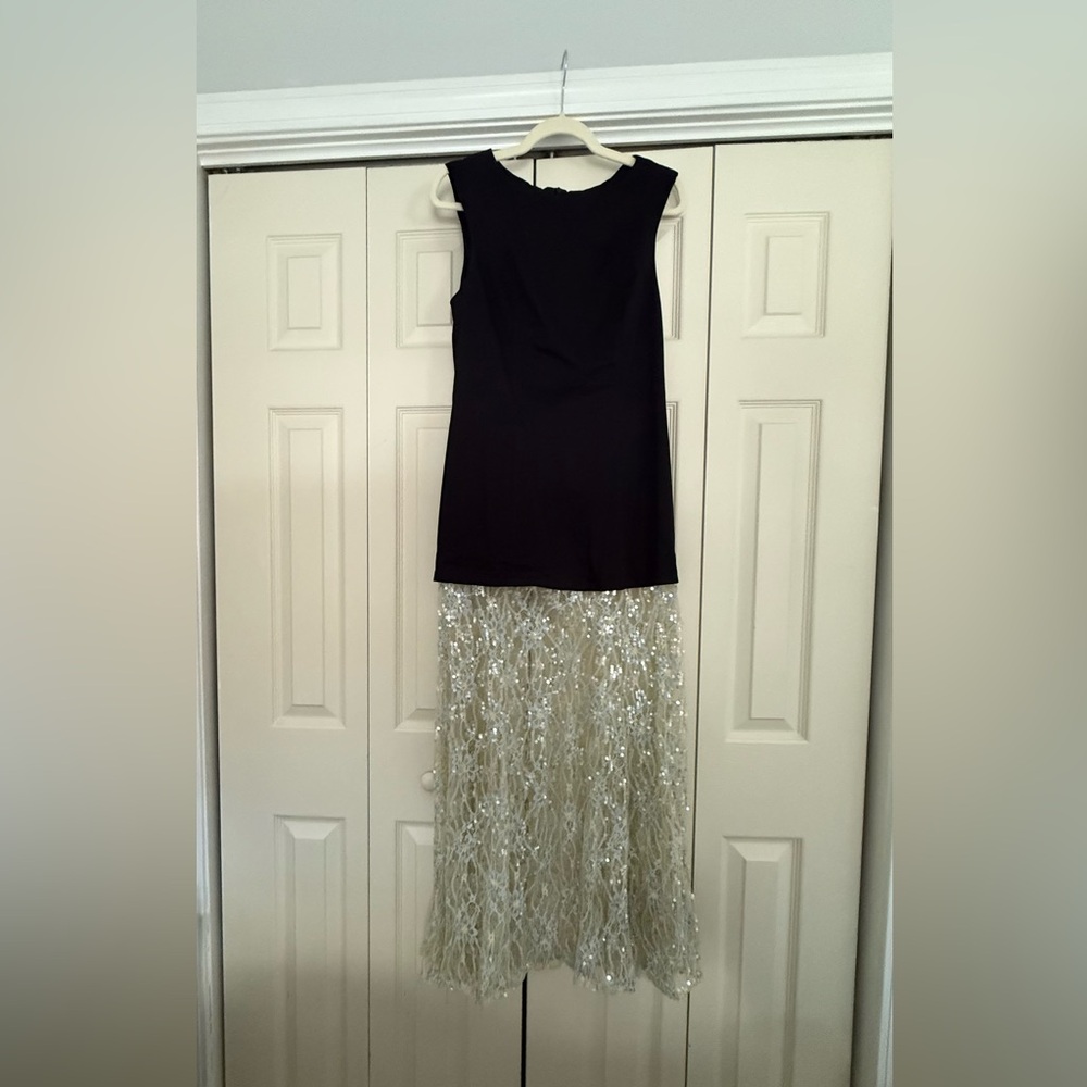 VRG GRL ROBBIE SEQUIN MAXI DRESS BLACK